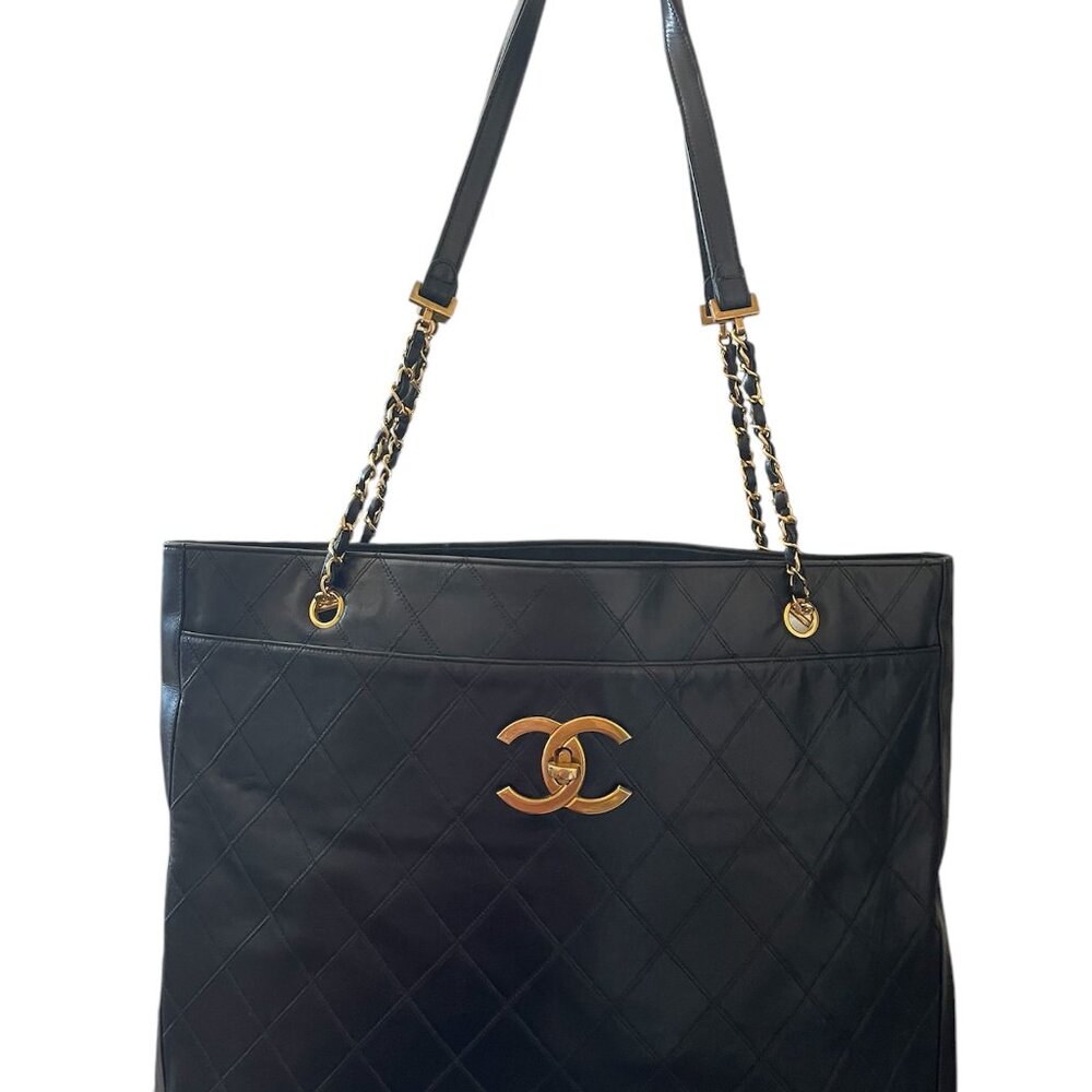 Chanel Quilted Tote Bag